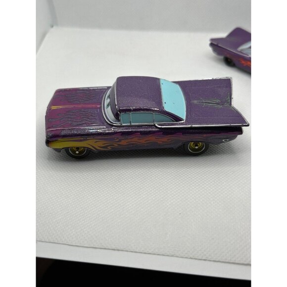 4” Purple Lightning Flames Ramone Disney Pixar Cars diecast Chevrolet impala Vtg - Picture 3 of 7